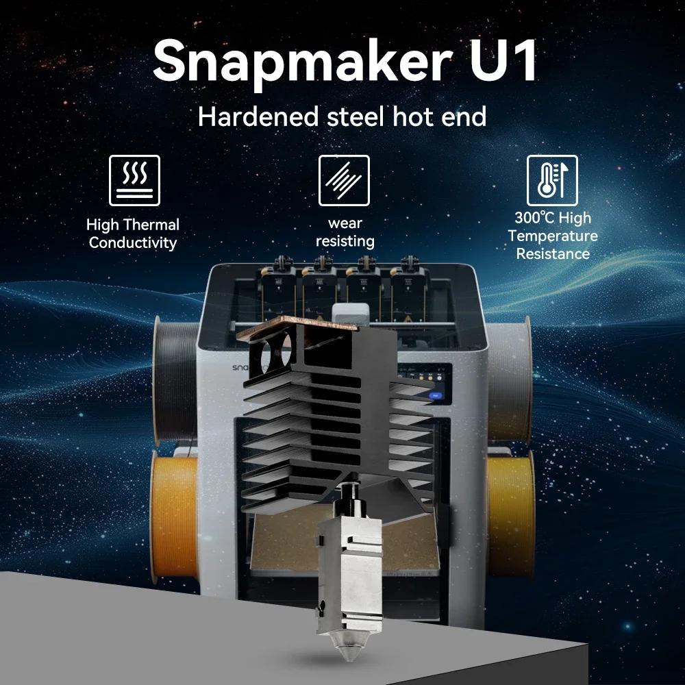 High Flow Ceramic Hotend - 스냅메이커 u1용 0.2/0.4mm 핫엔드 키트 세라믹