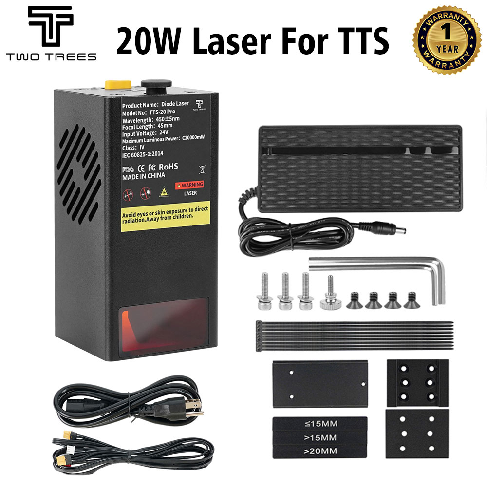 20W Laser Engraver Module Upgrade - TWOTREES 20W 레이저 모듈 TTS-55 Pro