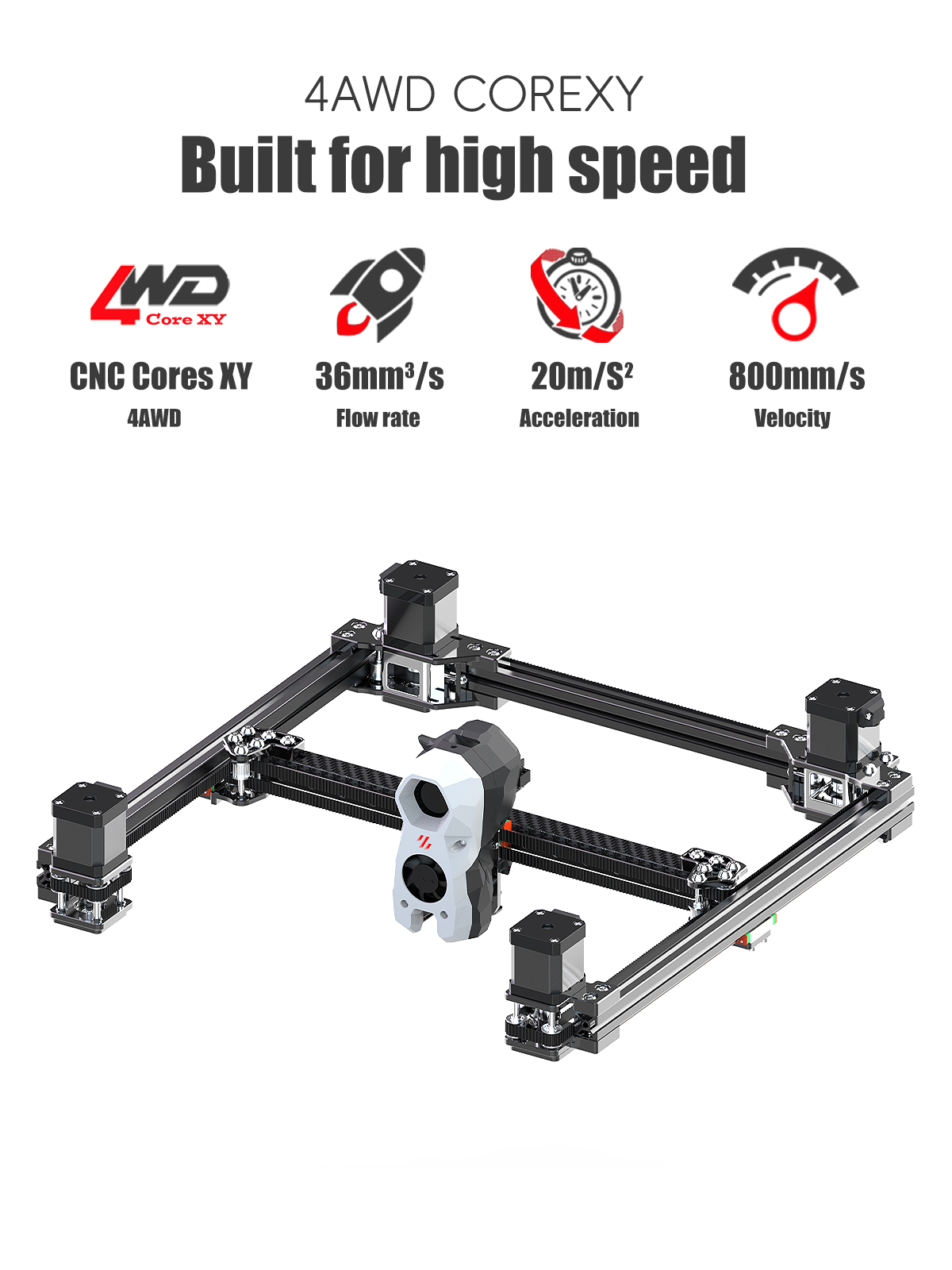 시부르 보론 트라이던트 [6월] 3D 프린터 4AWD  - Corexy 3D Printer Kit 리뷰 및 가격