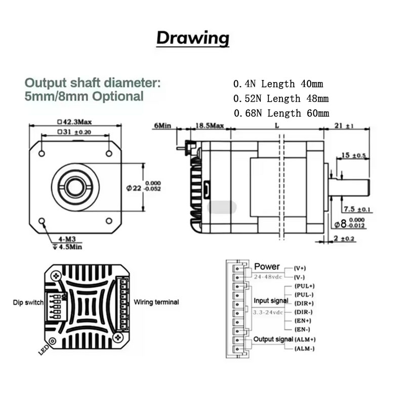 Nema17 클로즈드 루프 스테퍼 모터 통합 드라이브  - Closed Loop Stepper Motor Nema 17 리뷰 및 가격