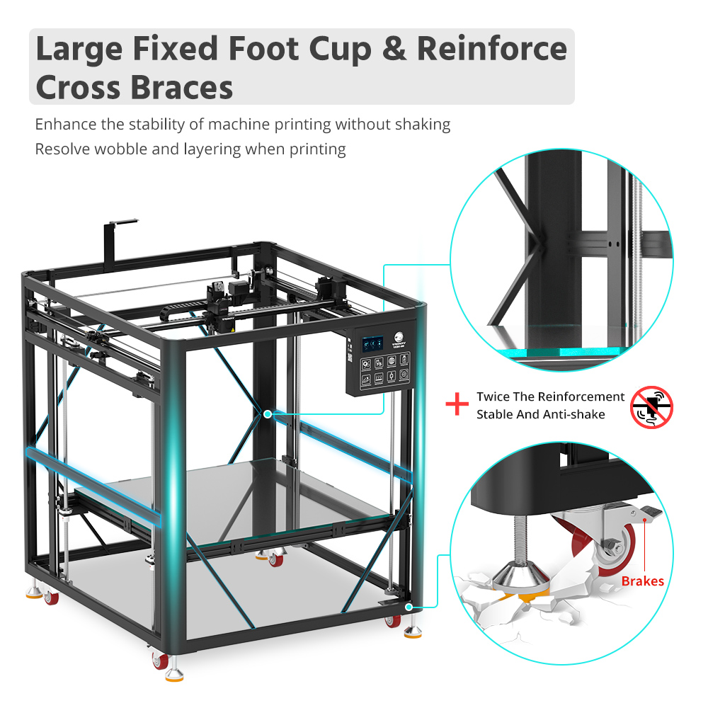 최신 Tronxy VEHO 시리즈 600 PRO/PRO - Corexy 3D Printer Kit 리뷰 및 가격
