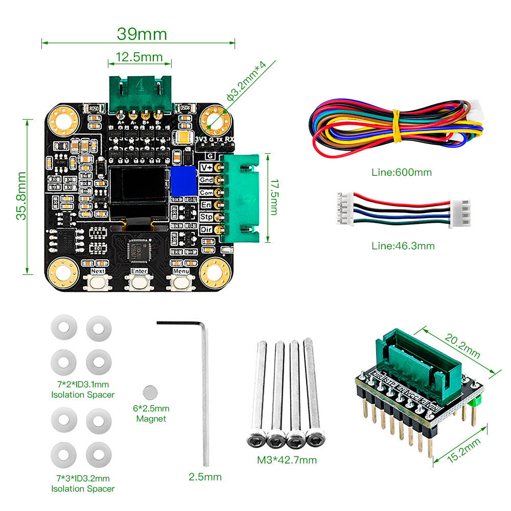 Makerbase MKS SERVO42C PCBA NE - Closed Loop Stepper Motor Nema 17 리뷰 및 가격