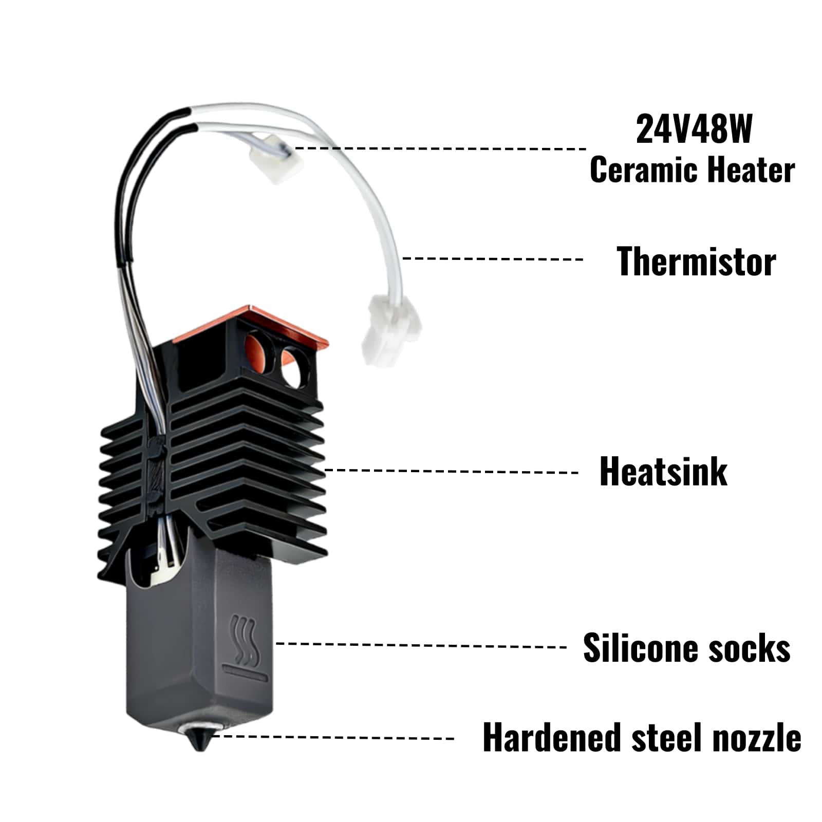 스냅메이커 U1 핫엔드 24V 48W 세라믹 블록 키트 - High Flow Ceramic Hotend 리뷰 및 가격