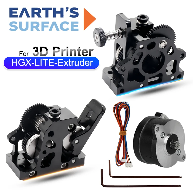 HGX LITE 듀얼 기어 하드 스틸 감속 압출기 고속 - Direct Drive Dual Gear Extruder High Speed 리뷰 및 가격